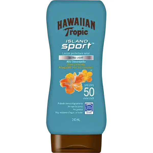 12978 - Protetor Solar Corporal Island Sport FPS 50 240ml Hawaiian Tropic 12978 - Protetor Solar Corporal Island Sport FPS 50 240ml Hawaiian Tropic